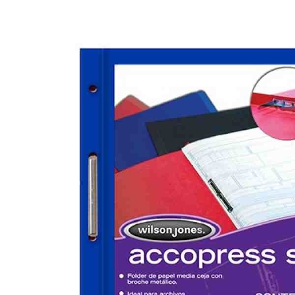 FOLDER CBROCHE CTA. AZUL OBS. ACCOPRESS P-4554 E.10 C.90